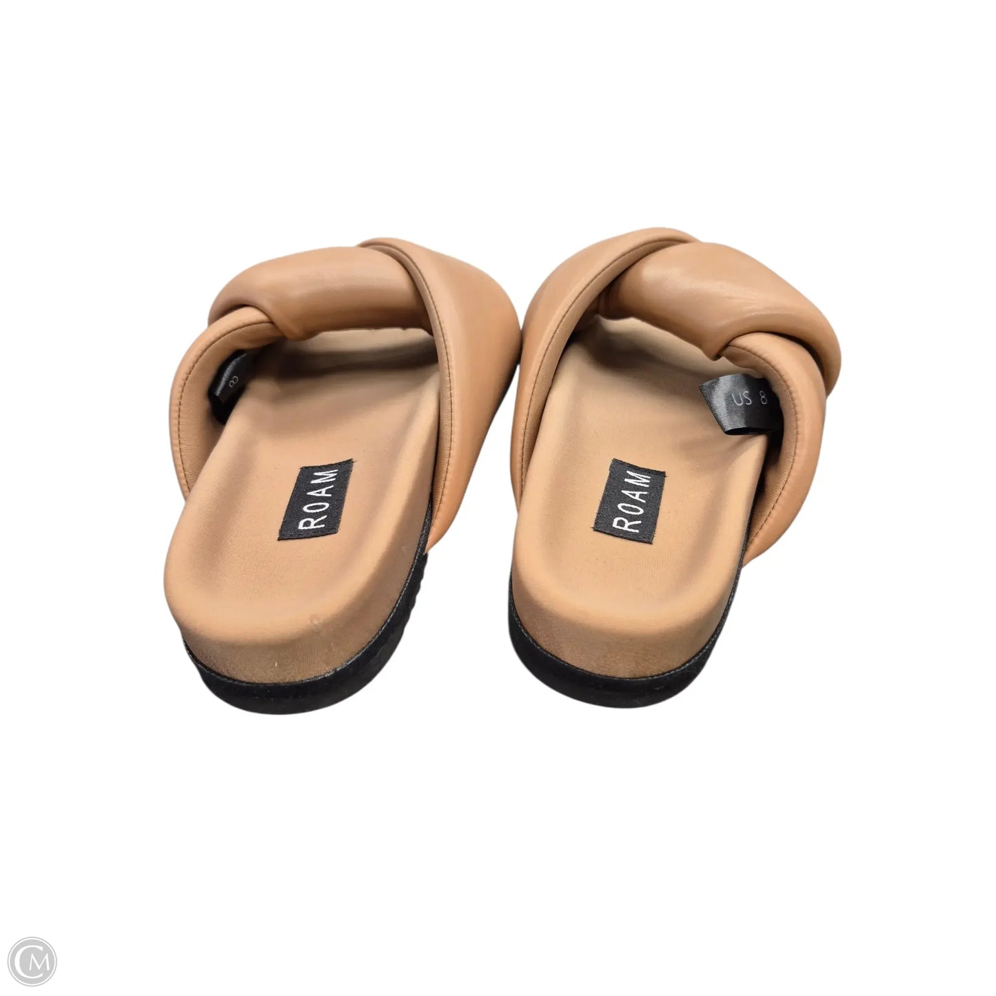 Sandals Flats By Clothes Mentor In Tan, Size: 8