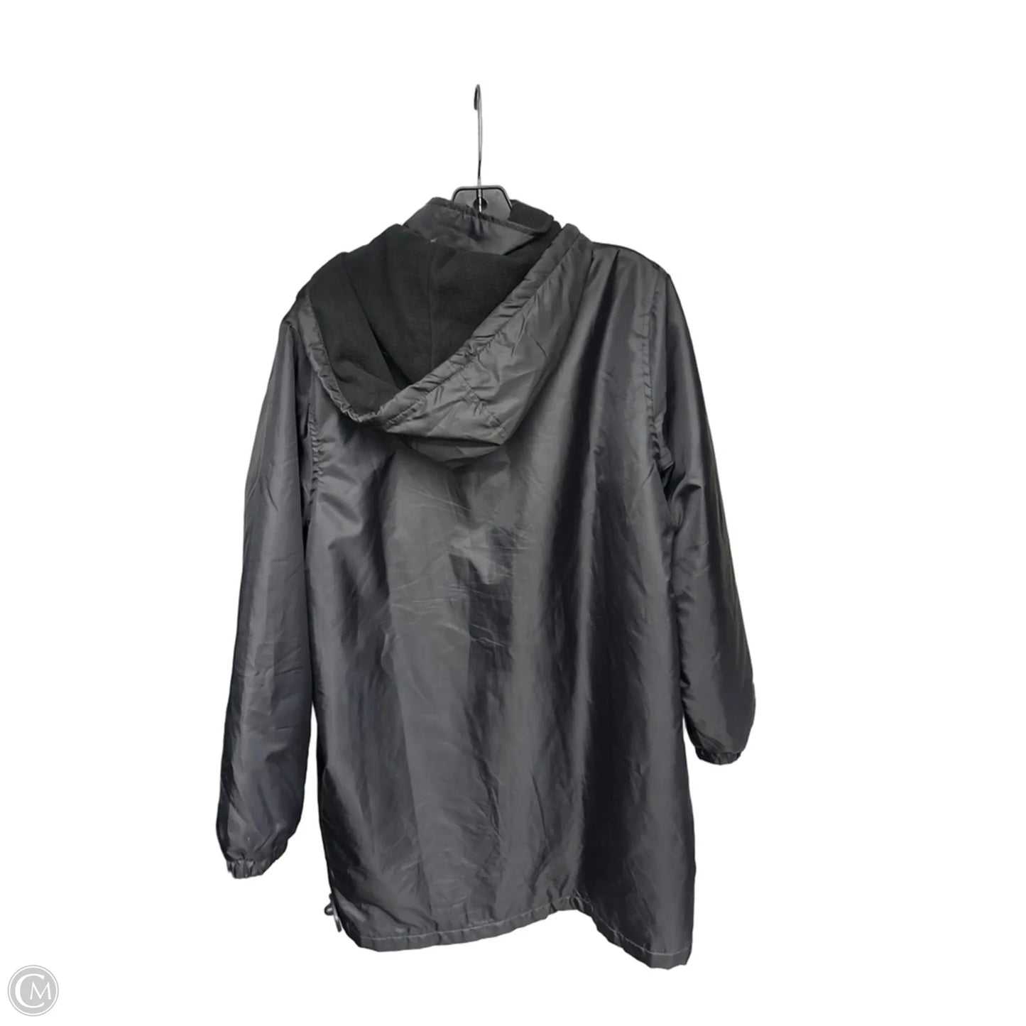 Jacket Windbreaker By Totes In Black, Size: M
