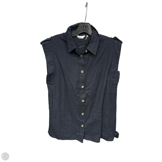 Top Sleeveless By Clothes Mentor In Black, Size: S