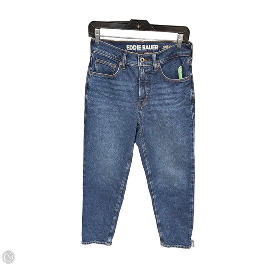 Jeans Straight By Eddie Bauer In Blue Denim, Size: 6