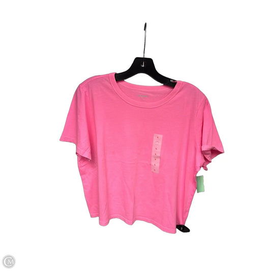 Top Short Sleeve By Old Navy In Pink, Size: L