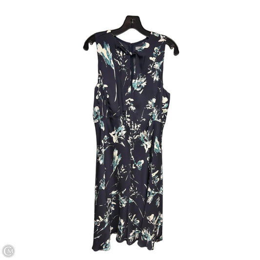 Dress Casual Midi By Classiques Entier In Blue, Size: 12
