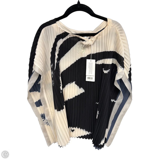 Top Short Sleeve Designer By Jason Wu In Black & White, Size: S
