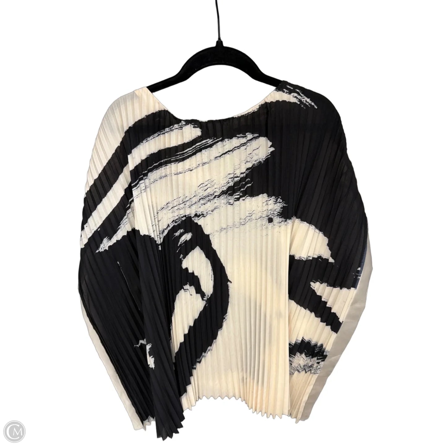 Top Short Sleeve Designer By Jason Wu In Black & White, Size: S