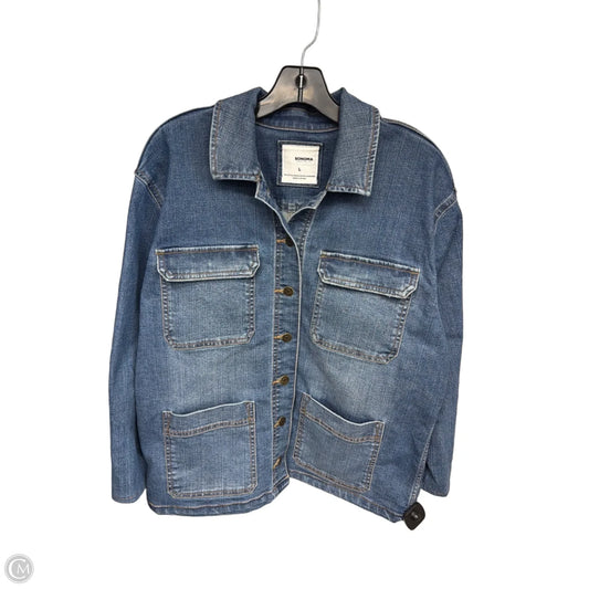 Jacket Denim By Sonoma In Blue, Size: L