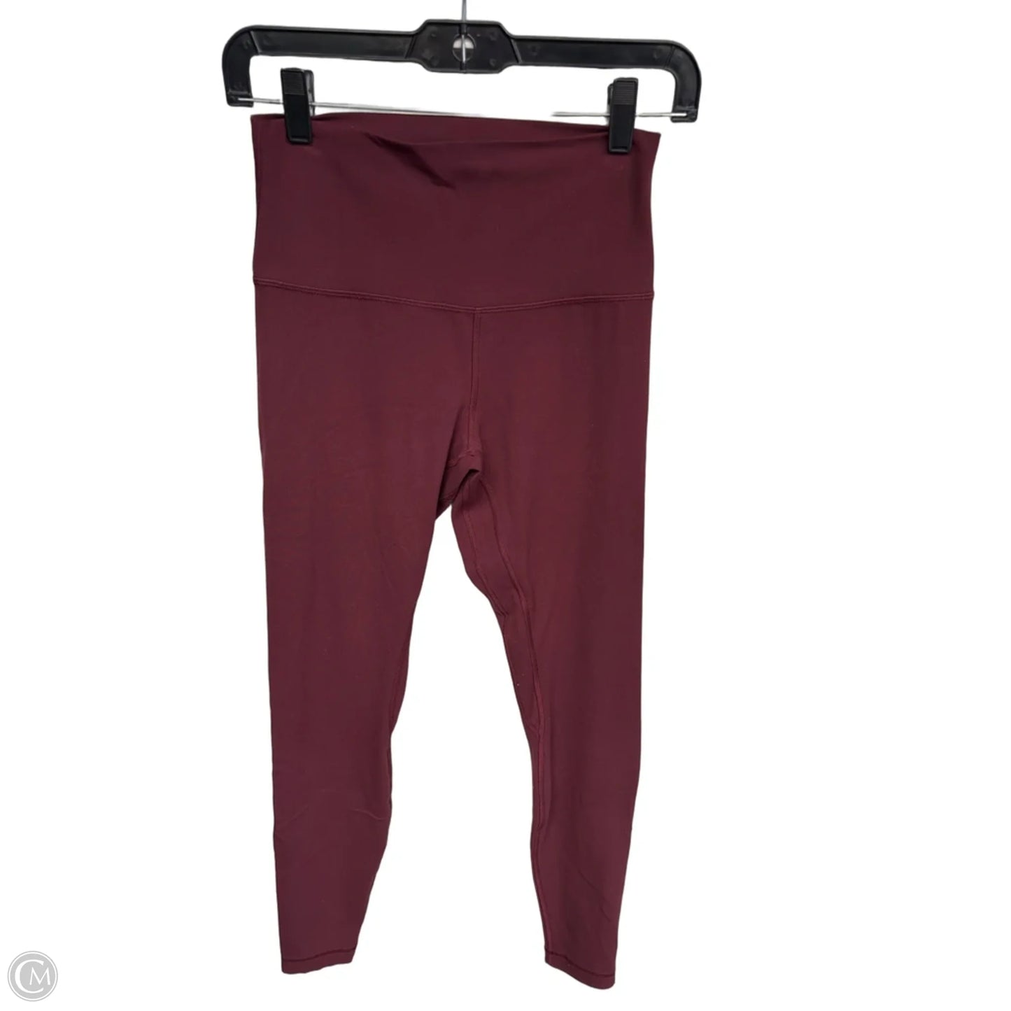Athletic Leggings By Lululemon In Red, Size: 6