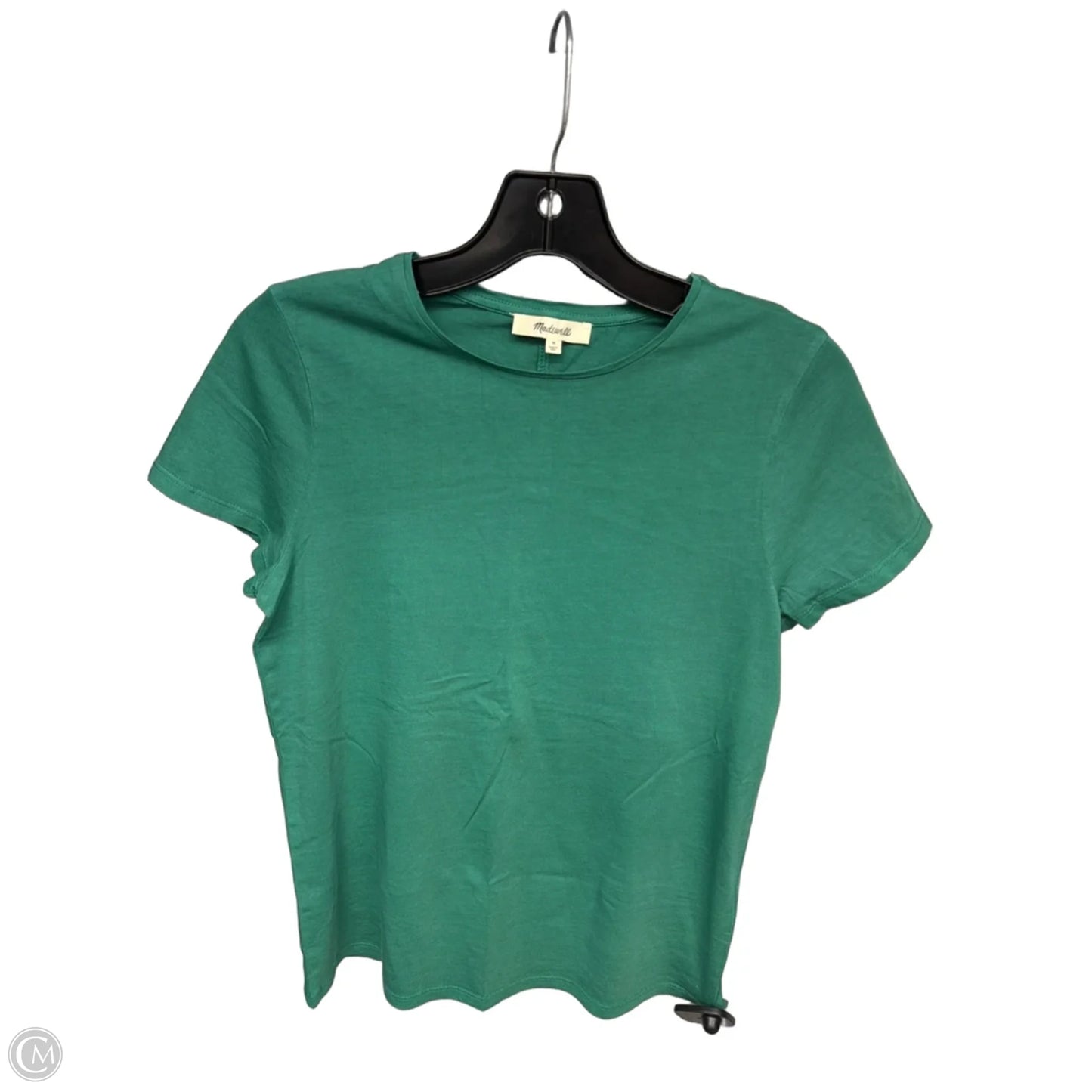 Top Short Sleeve By Madewell In Green, Size: M