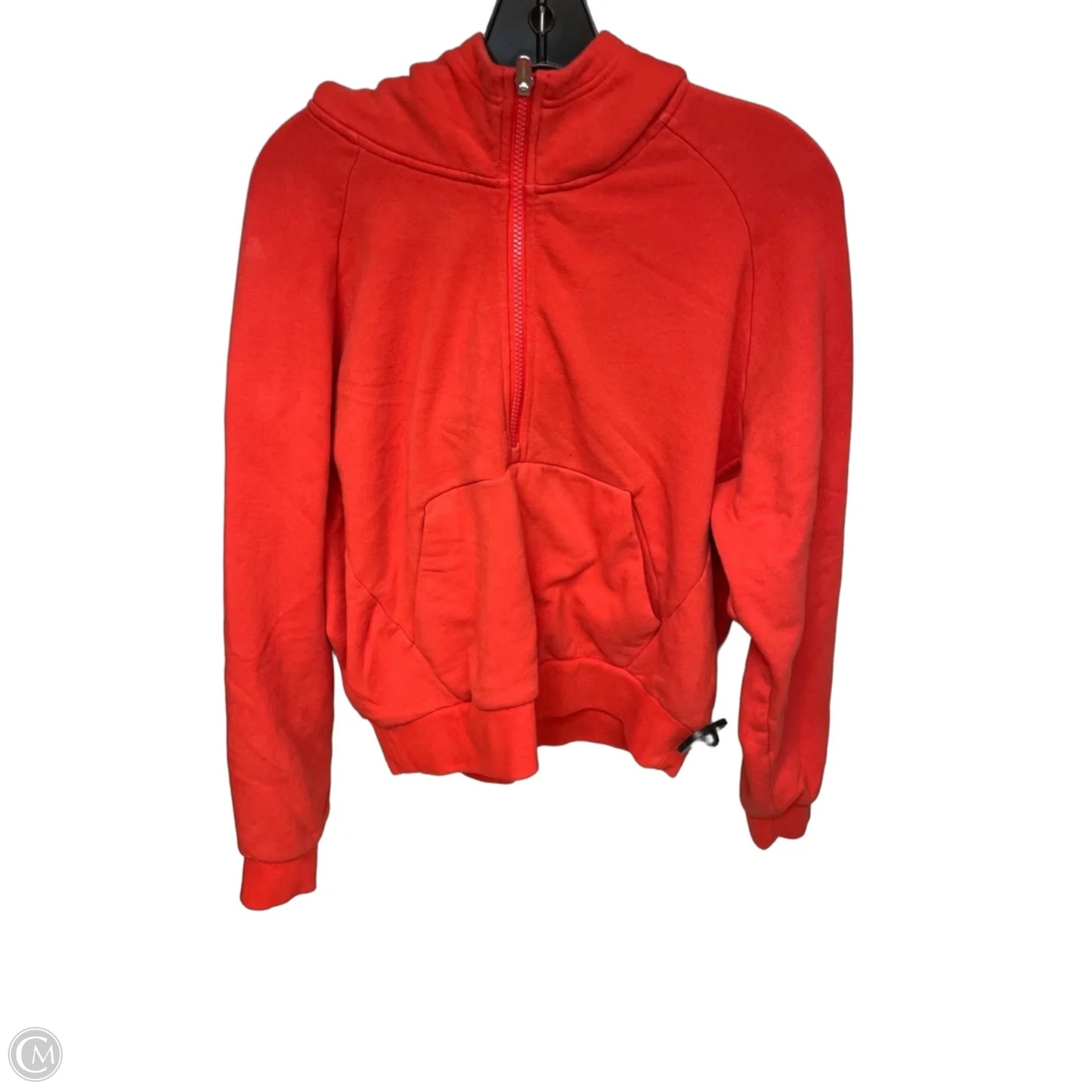 Athletic Sweatshirt Hoodie By Athleta In Orange, Size: M