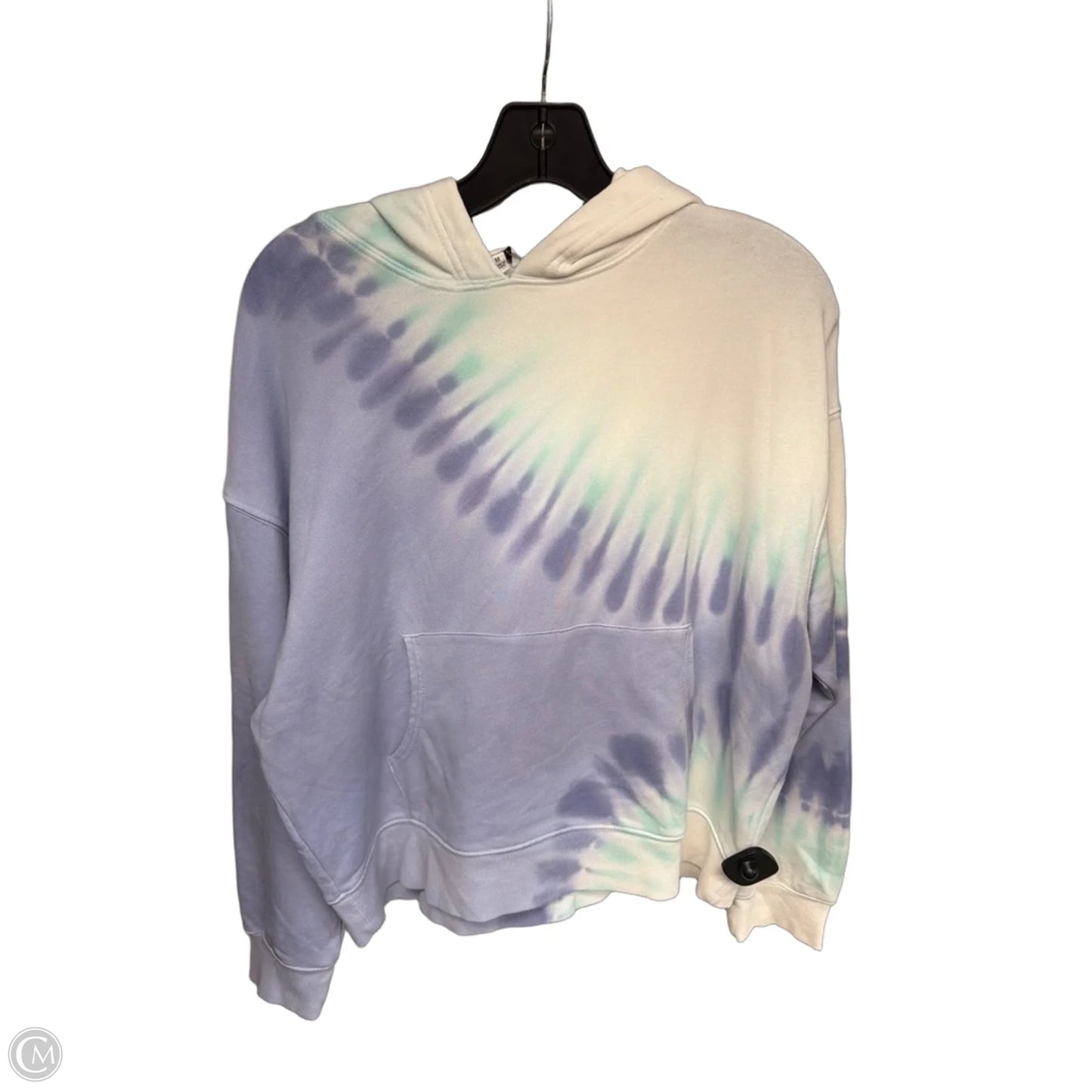 Sweatshirt Hoodie By Wildfox In Purple & White, Size: M