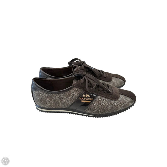 Shoes Designer By Coach In Brown, Size: 5.5