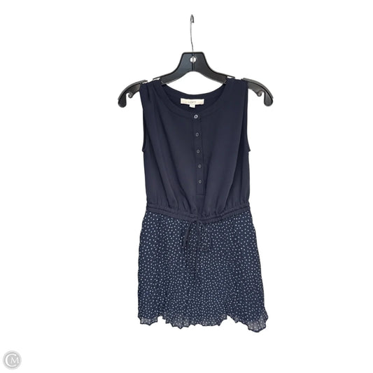 Dress Casual Midi By Loft In Navy, Size: 2