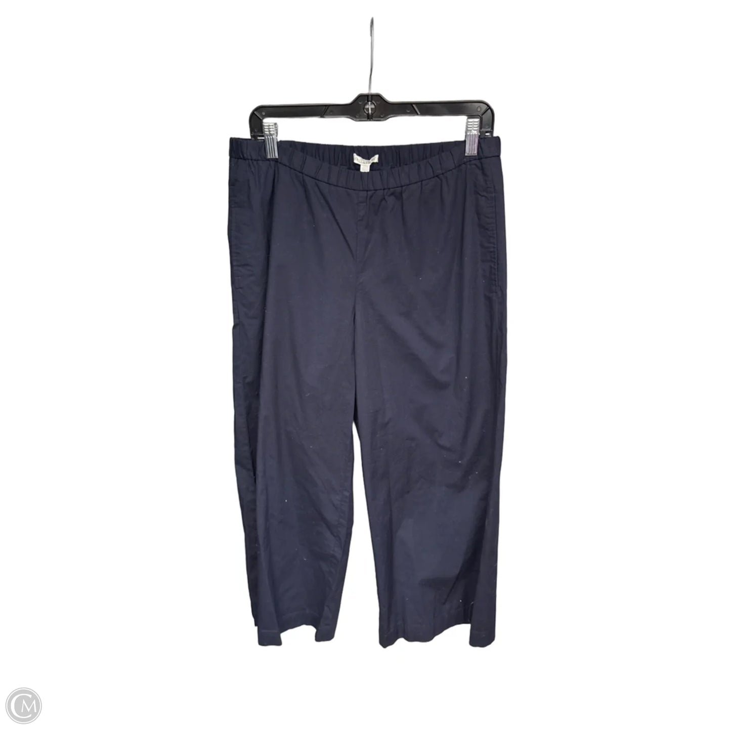 Pants Cropped By Eileen Fisher In Navy, Size: M