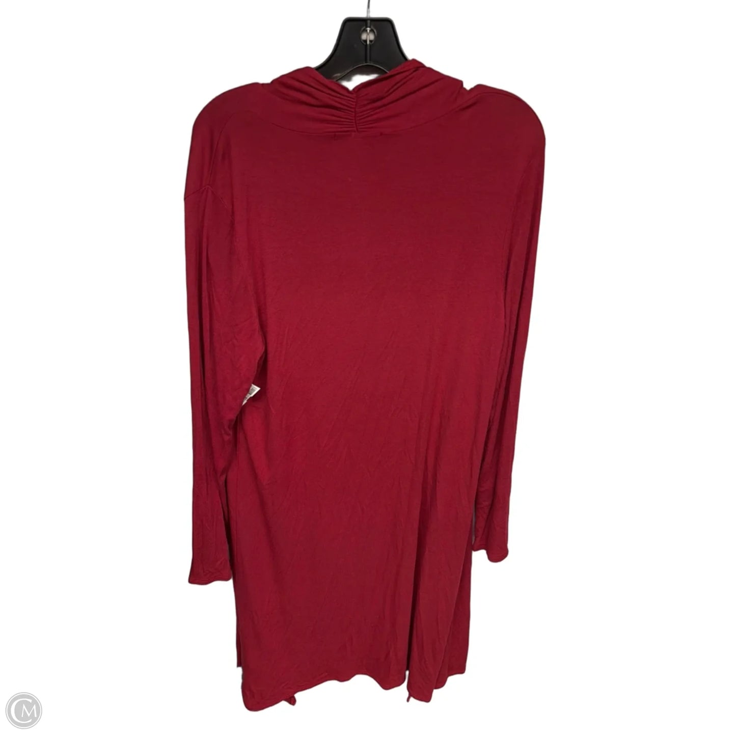 Cardigan By Clothes Mentor In Red, Size: Xxl