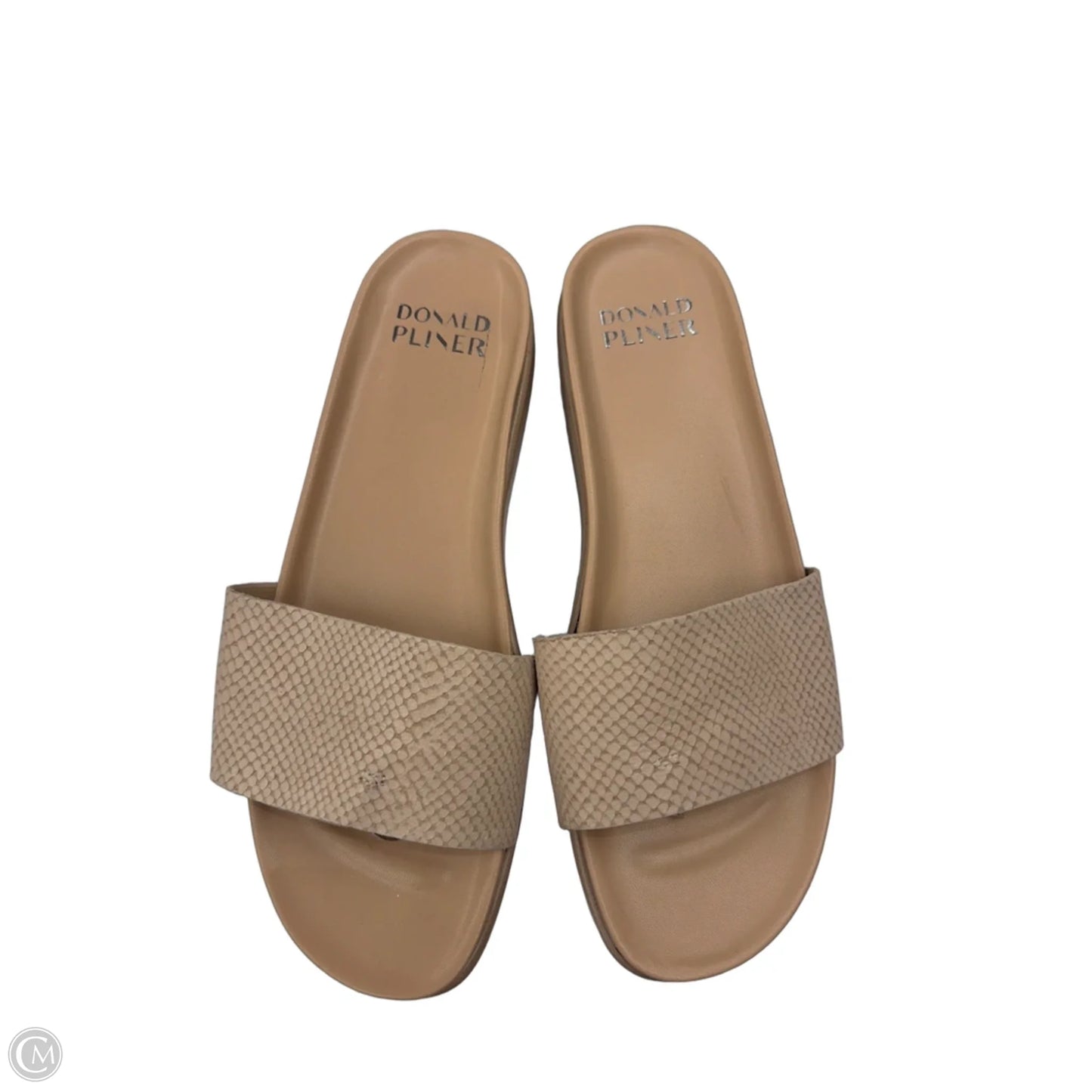 Sandals Heels Platform By Donald Pliner In Cream, Size: 10