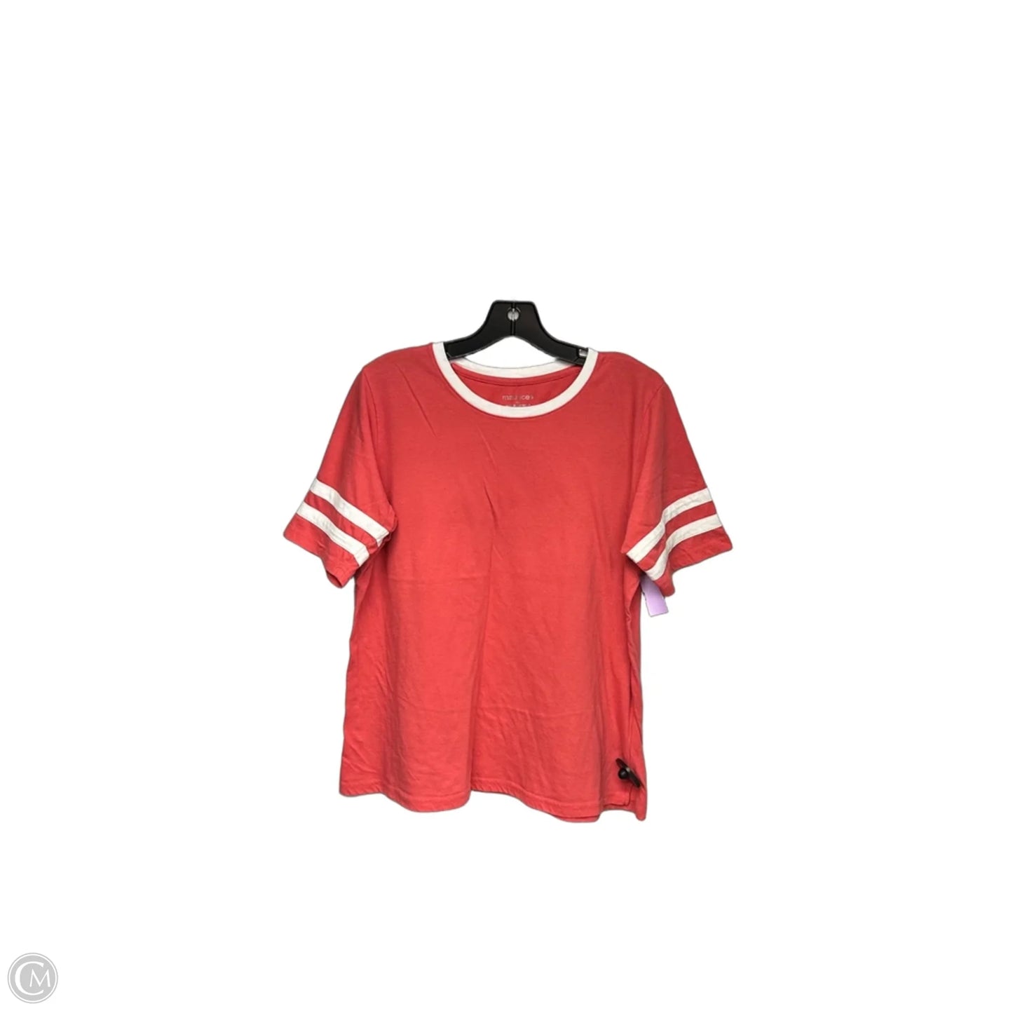 Top Short Sleeve By Maurices In Orange, Size: Xl