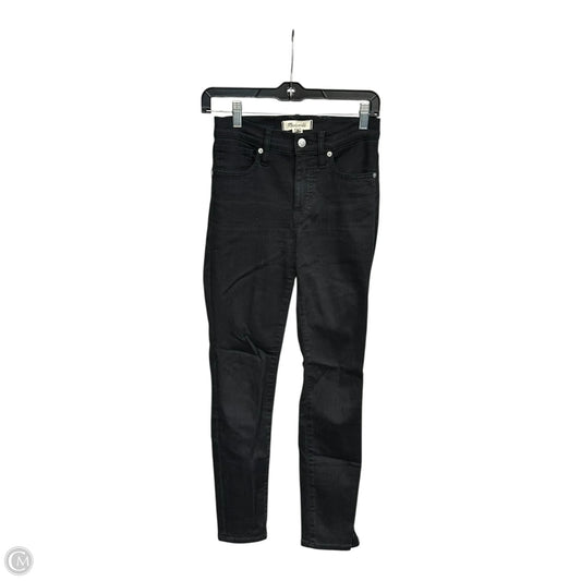 Jeans Skinny By Madewell In Black, Size: 2