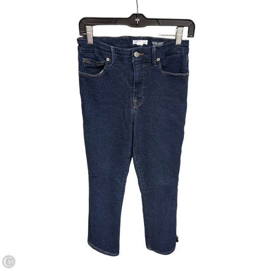 Jeans Straight By Good American In Blue Denim, Size: 6