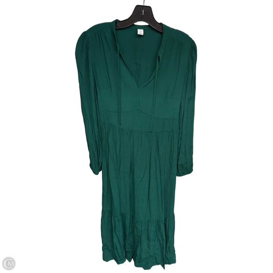 Dress Casual Maxi By Old Navy In Green, Size: Xs
