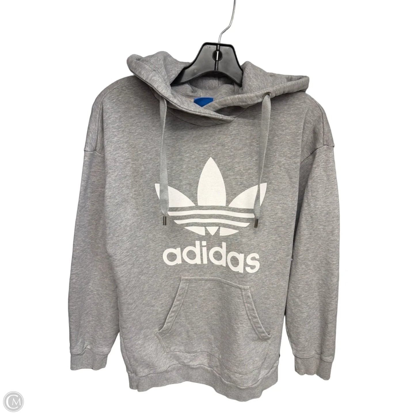 Athletic Sweatshirt Hoodie By Adidas In Ivory, Size: Xs