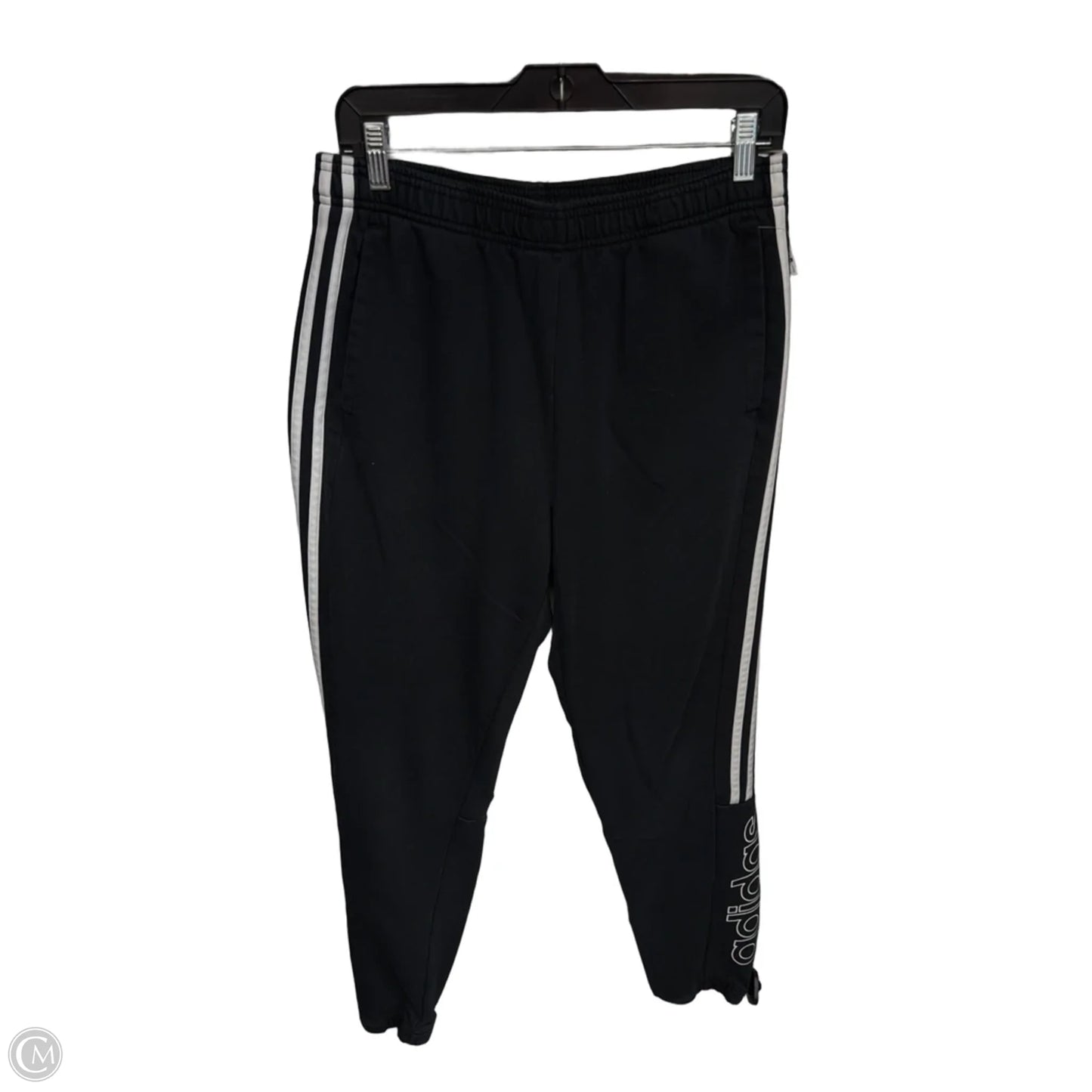 Athletic Pants By Adidas In Black, Size: L