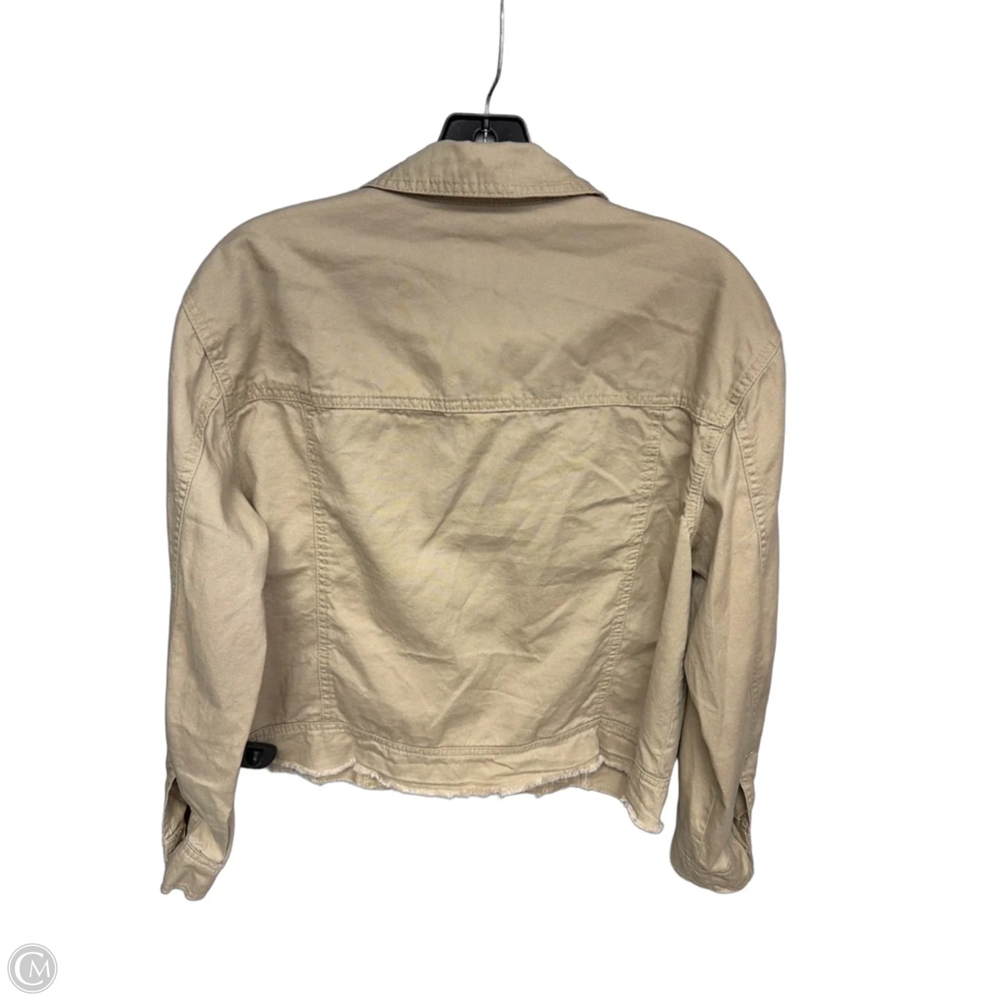 Jacket Shirt By Kensie In Tan, Size: M