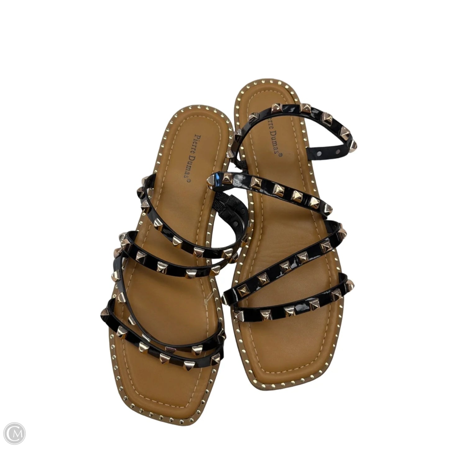 Sandals Flats By Pierre Dumas In Black, Size: 7.5