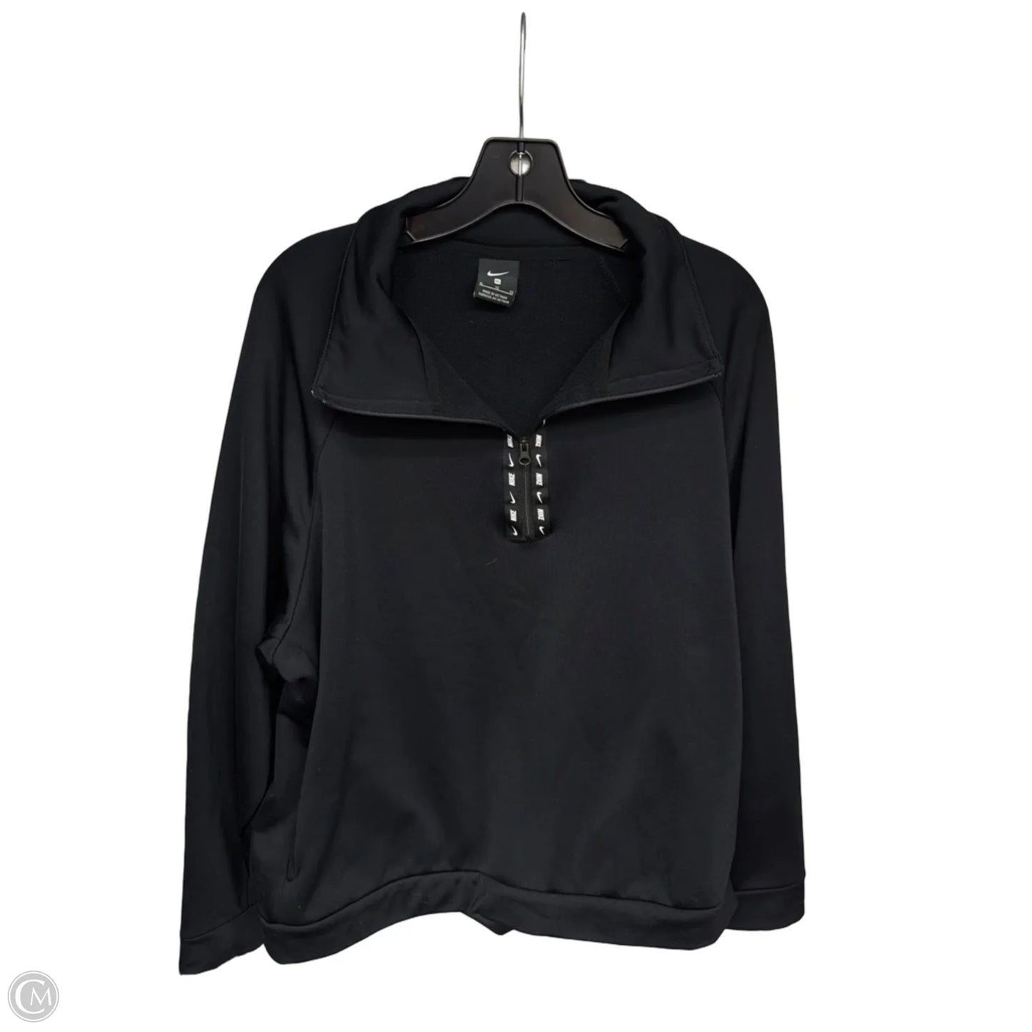 Athletic Sweatshirt Hoodie By Nike Apparel In Black, Size: Xl
