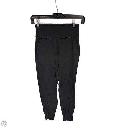 Athletic Pants By Lululemon In Black, Size: 4
