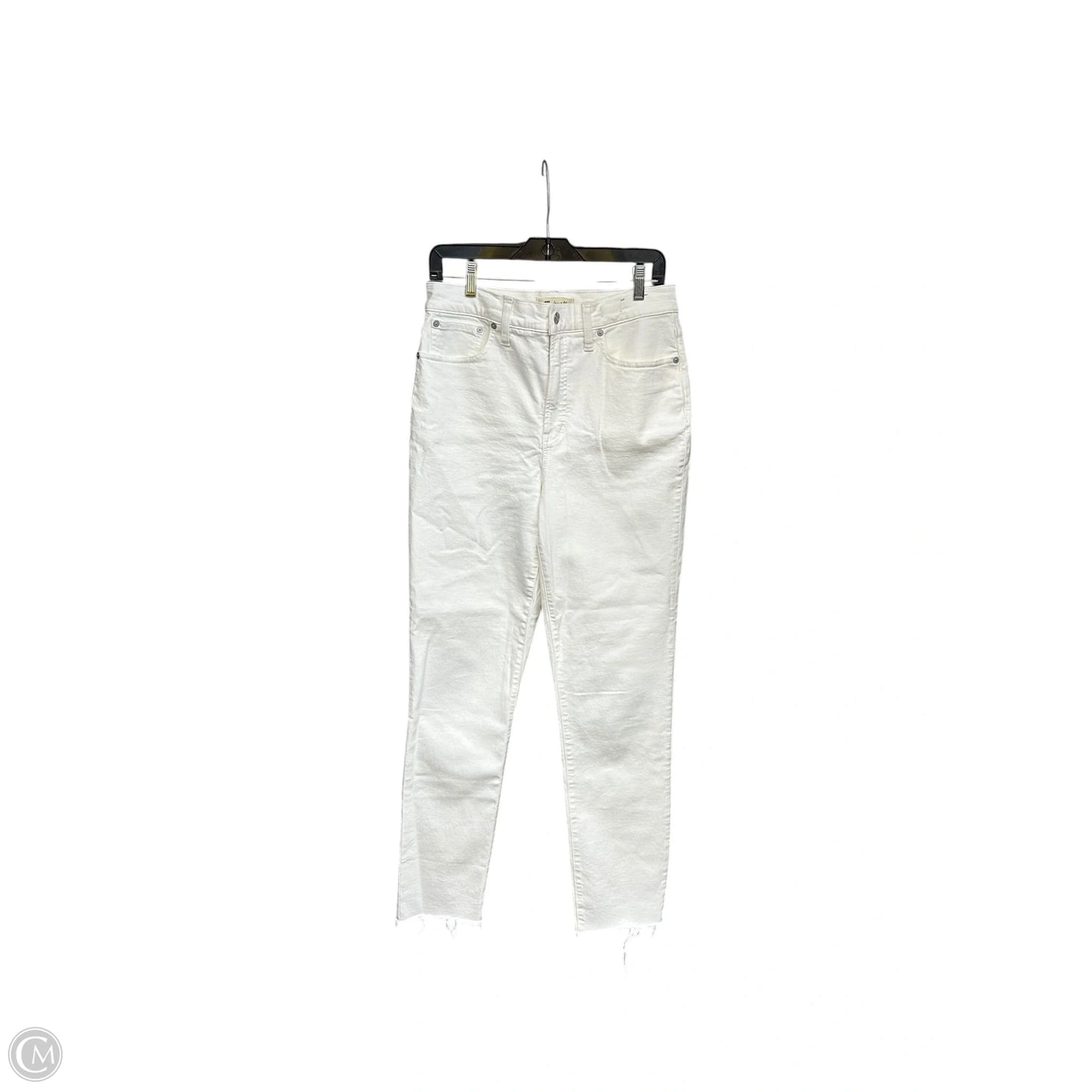 Jeans Straight By Madewell In White Denim, Size: 8