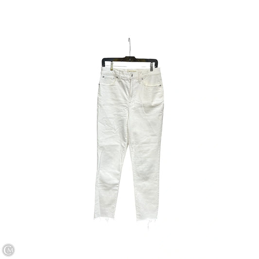 Jeans Straight By Madewell In White Denim, Size: 8
