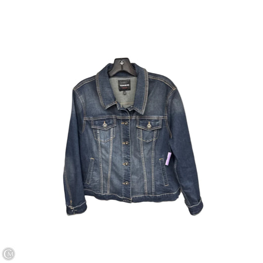 Jacket Denim By Torrid In Blue Denim, Size: 1x