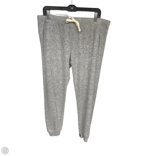 Athletic Pants By Clothes Mentor In Grey, Size: Xl
