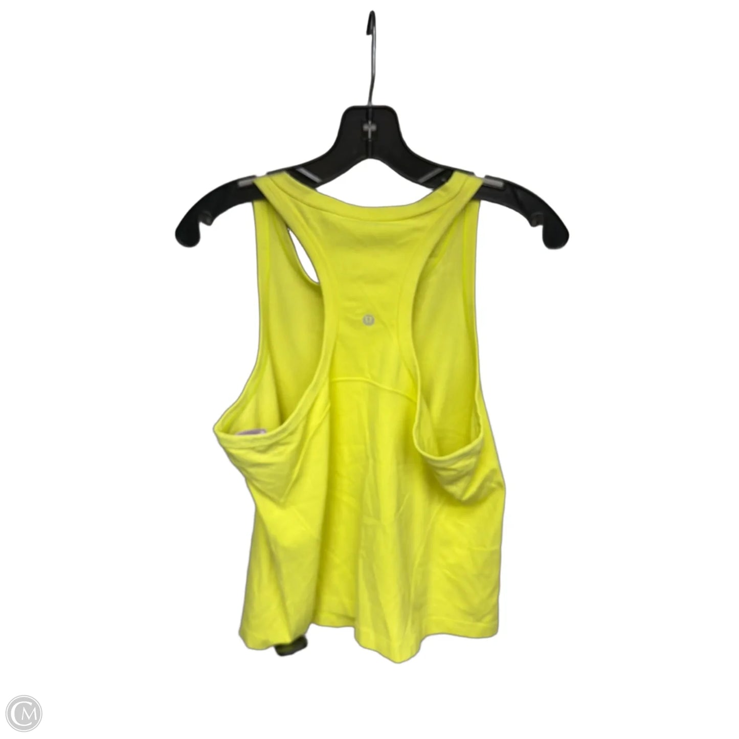 Athletic Tank Top By Lululemon In Yellow, Size: Xl