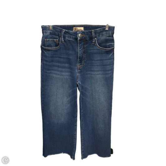 Jeans Wide Leg By Kut In Blue Denim, Size: 2