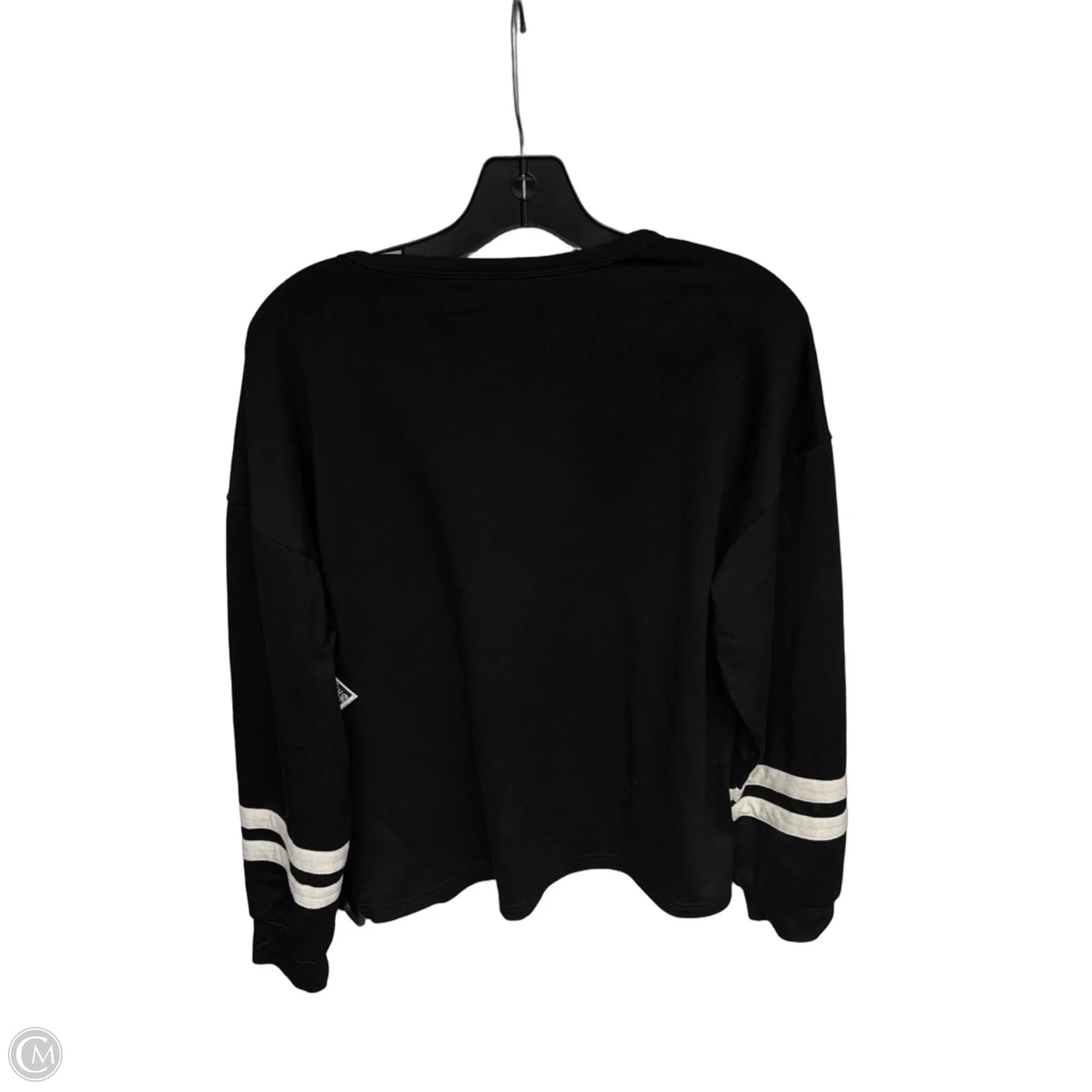 Sweatshirt Crewneck By Clothes Mentor In Black, Size: S