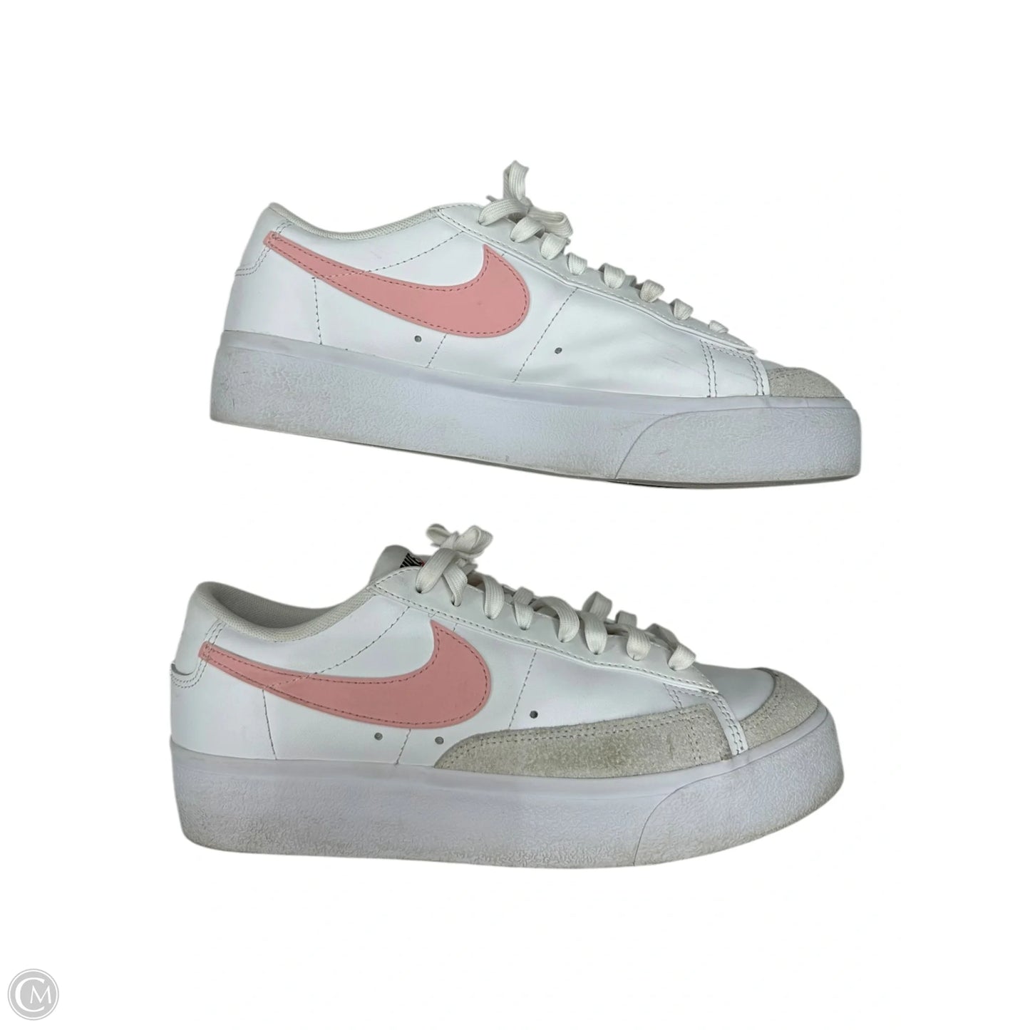 Shoes Sneakers By Nike In Pink & White, Size: 10