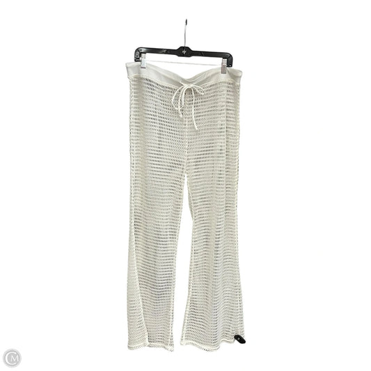 Swimwear Cover-up By Shade & Shore In Cream, Size: Xl