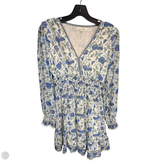 Dress Casual Midi By Max Studio In Blue & Green, Size: S