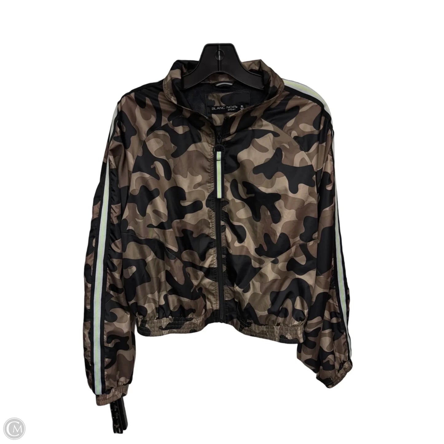 Jacket Windbreaker By Blank Noir In Camouflage Print, Size: Xl