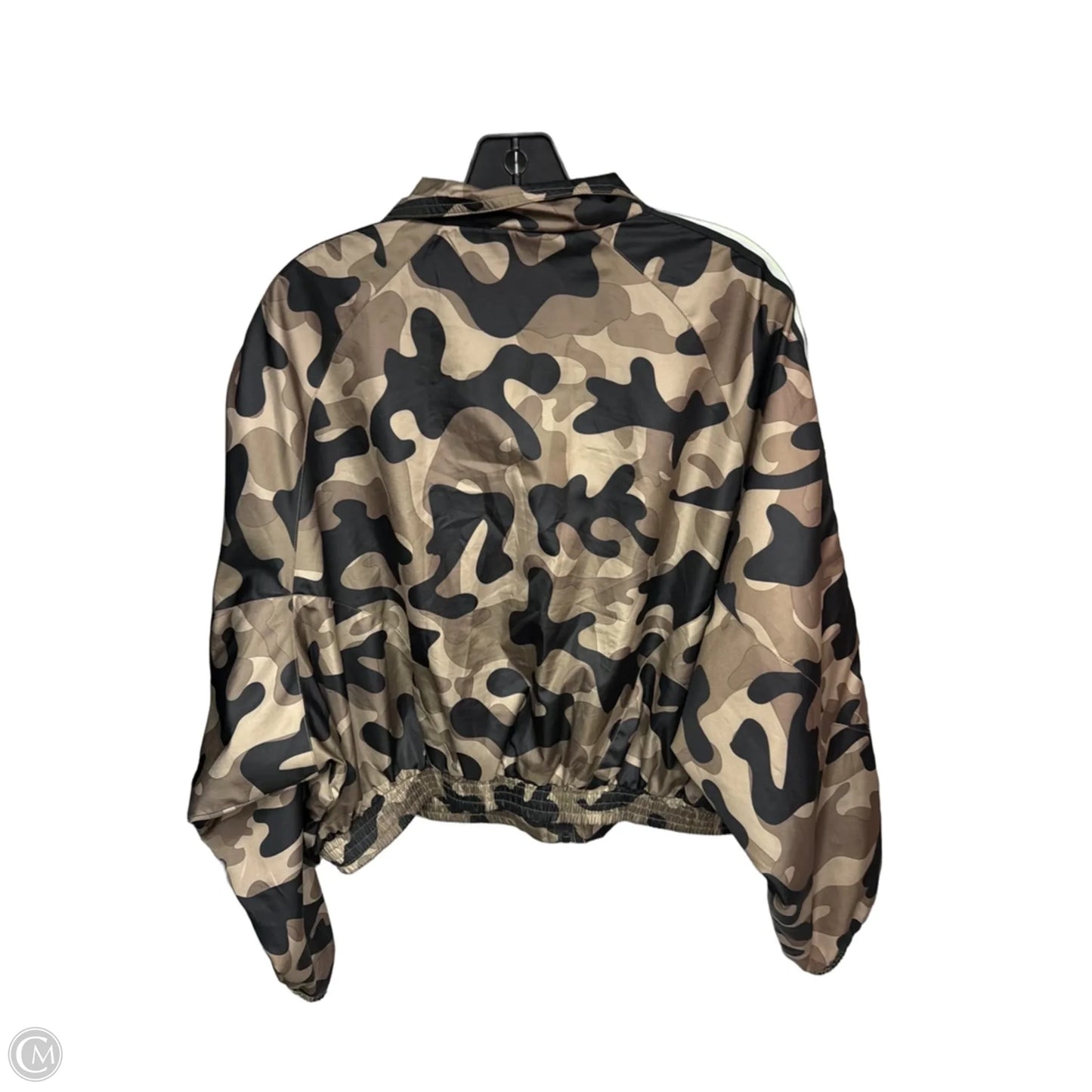 Jacket Windbreaker By Blank Noir In Camouflage Print, Size: Xl