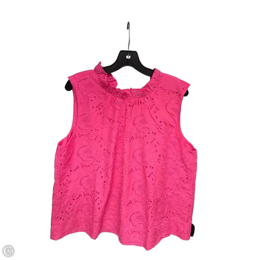 Top Sleeveless By Lilly Pulitzer In Pink, Size: Xl