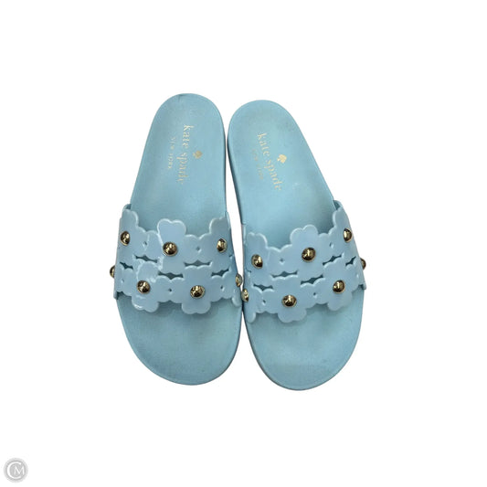 Sandals Designer By Kate Spade In Blue, Size: 6