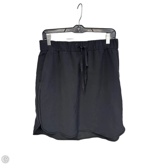 Athletic Skirt By Lululemon In Black, Size: 10