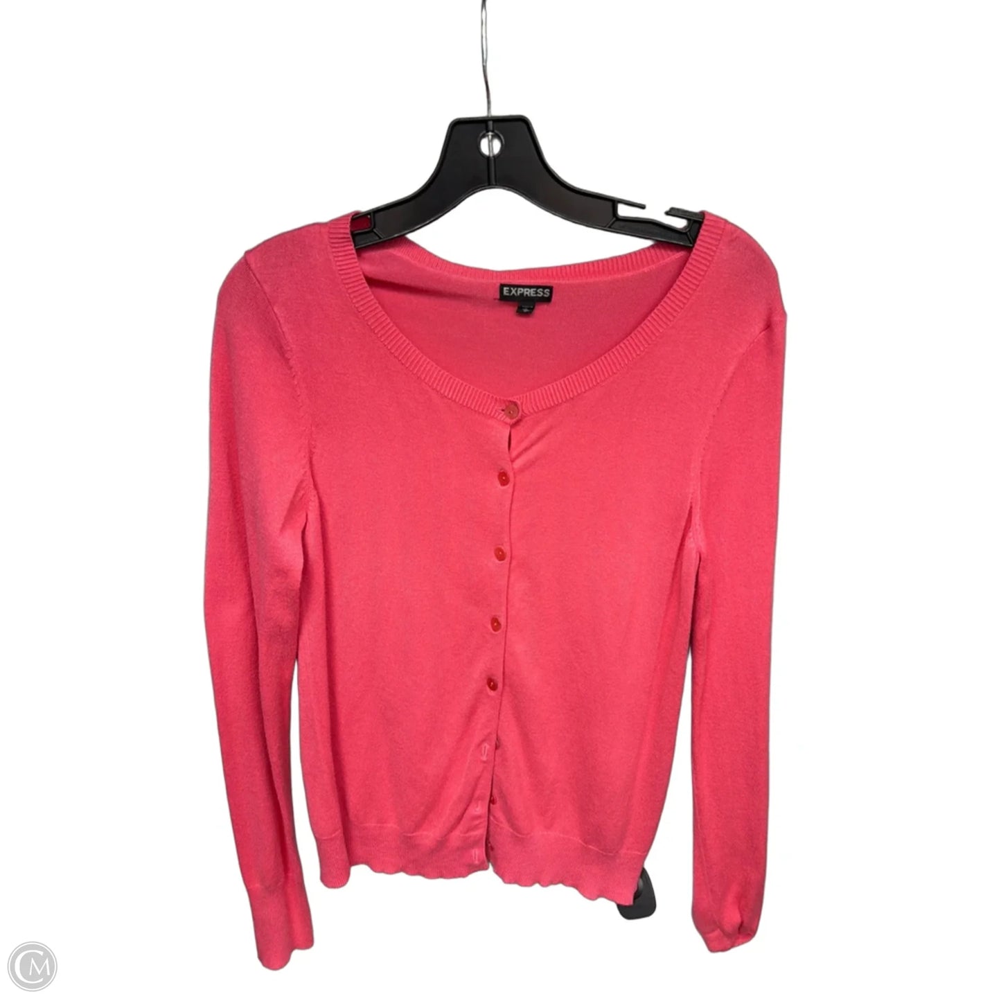 Cardigan By Express In Pink, Size: M
