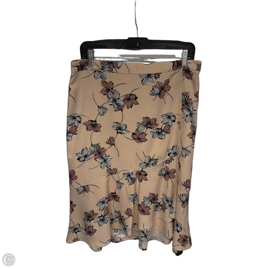 Skirt Midi By Banana Republic In Pink, Size: 12