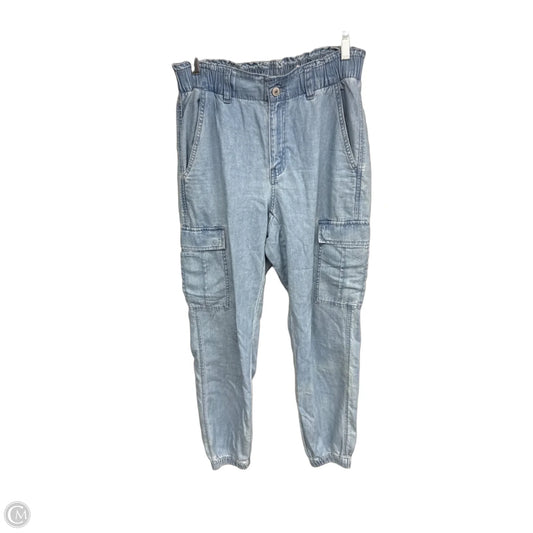 Pants Joggers By American Eagle In Blue Denim, Size: 4