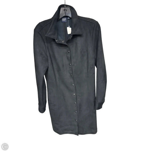 Dress Casual Midi By Gap In Black, Size: M