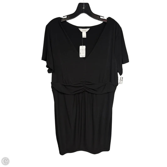 Dress Casual Midi By Cj Banks In Black, Size: 1x