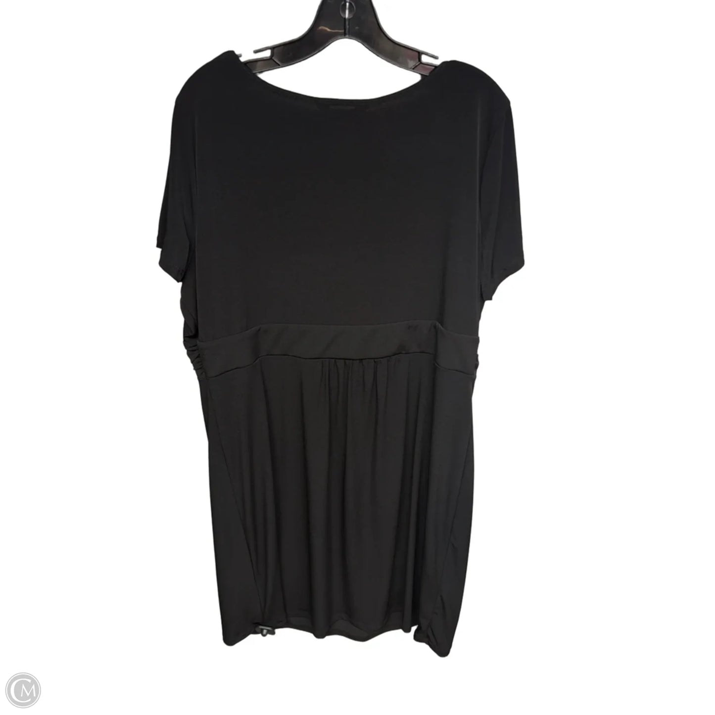 Dress Casual Midi By Cj Banks In Black, Size: 1x