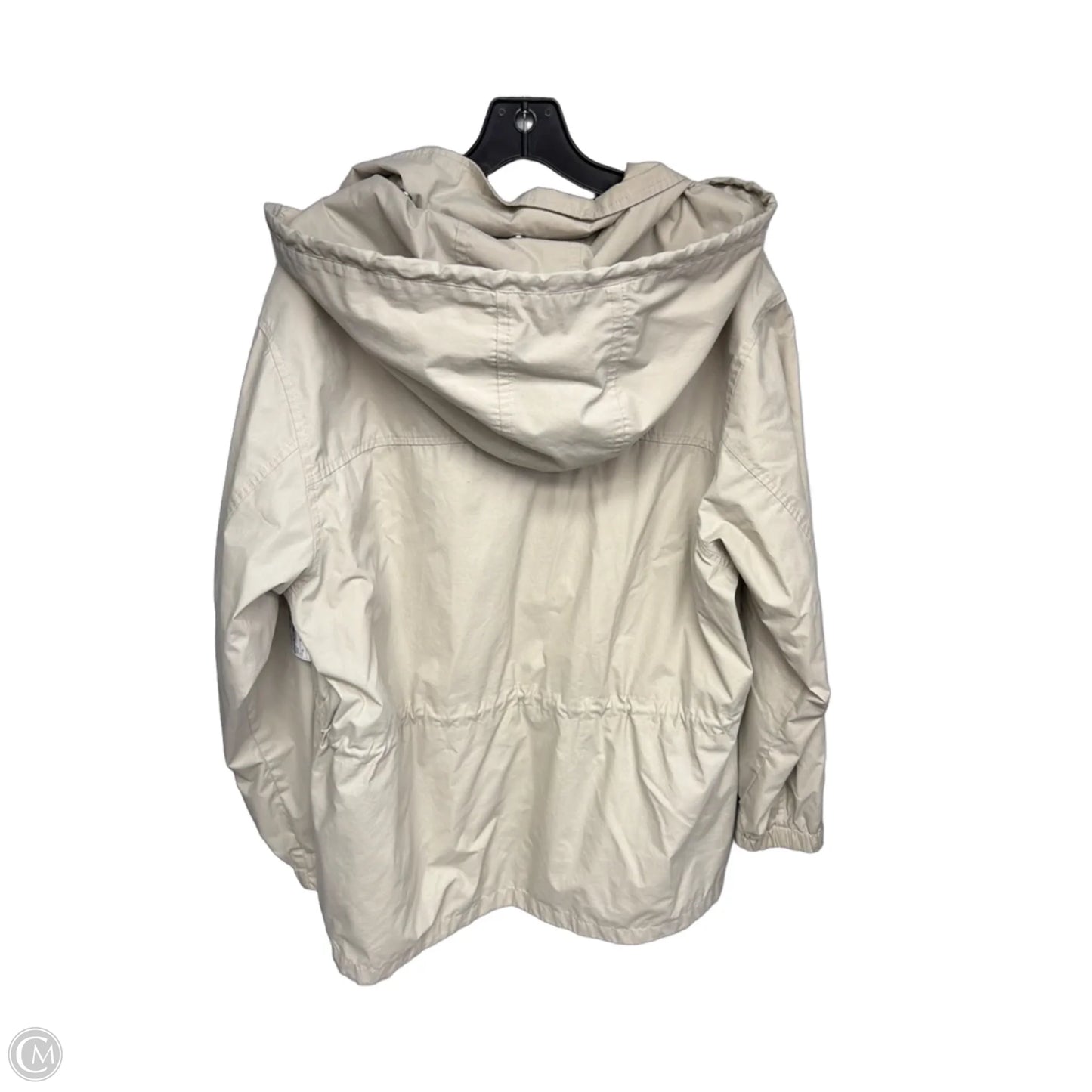 Jacket Windbreaker By Pacific Trail In Cream, Size: Xl